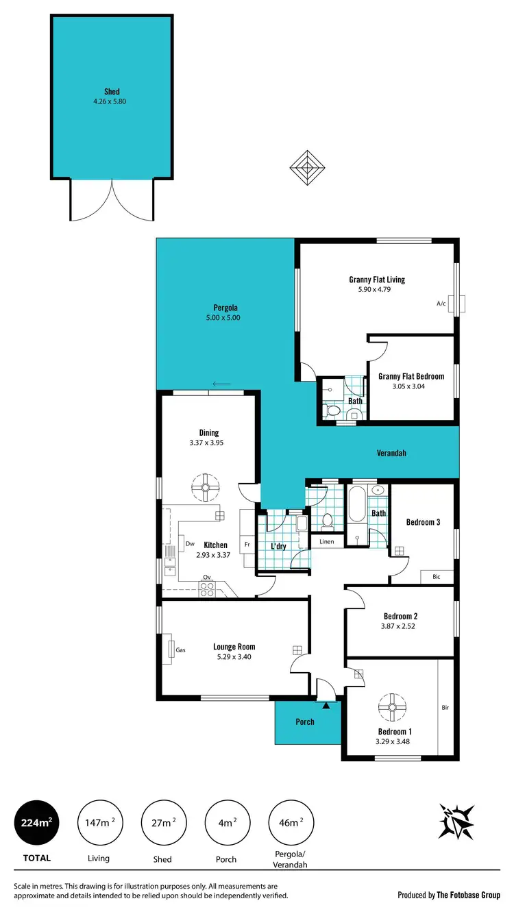 Floorplan of Homely house listing, 15 Swinburne Avenue, Plympton Park SA 5038