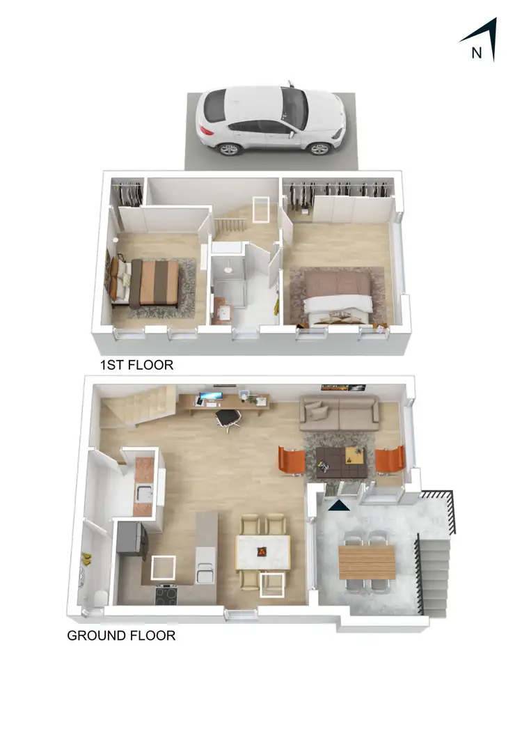 Floorplan of Homely apartment listing, 6/150-152 Brighton Road, Ripponlea VIC 3185