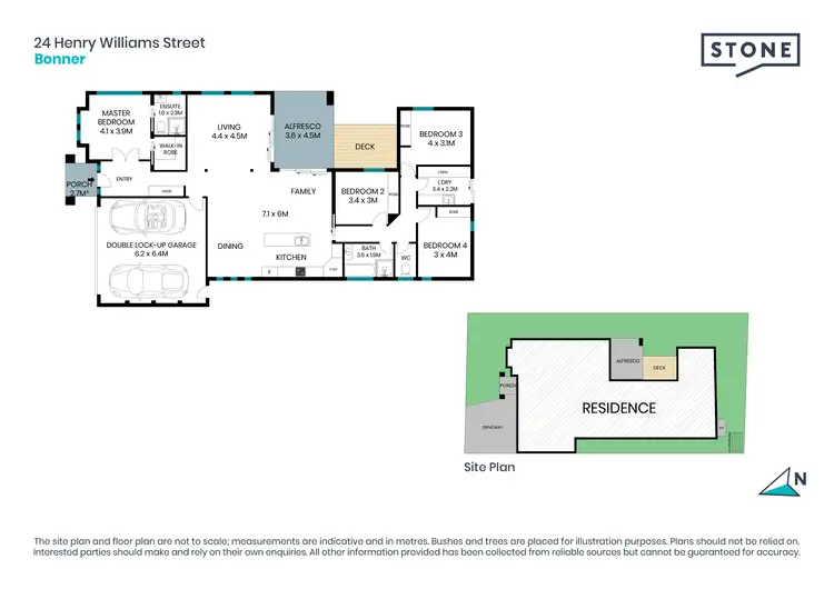 Floorplan of Homely house listing, 24 Henry Williams Street, Bonner ACT 2914