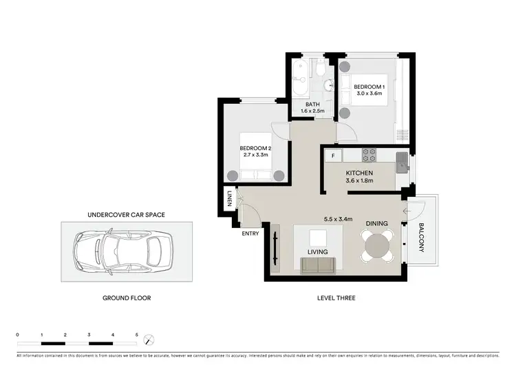 Floorplan of Homely apartment listing, 14/26 Barber Avenue, Eastlakes NSW 2018
