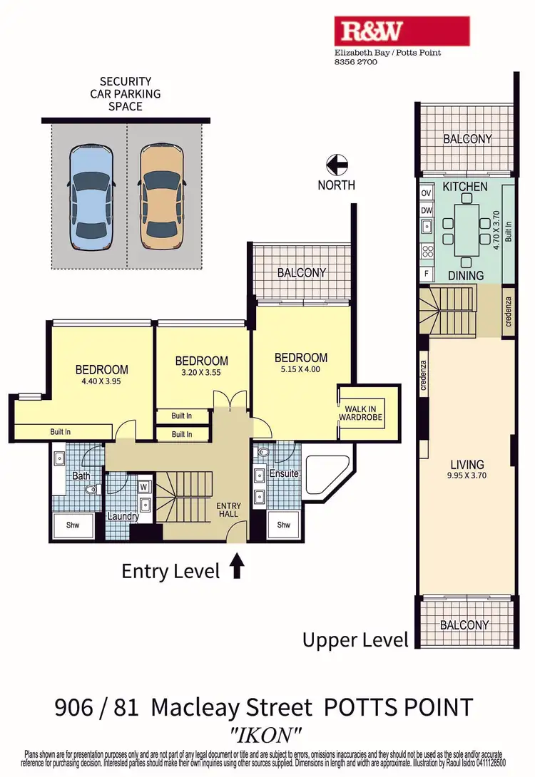 Floorplan of Homely apartment listing, 906/81 Macleay Street, Potts Point NSW 2011