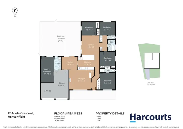 Floorplan of Homely house listing, 17 Adele Crescent, Ashtonfield NSW 2323