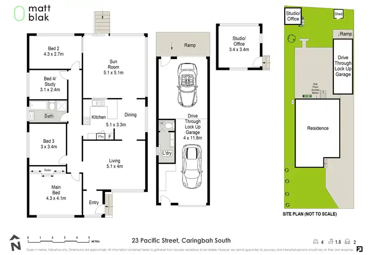 Floorplan of Homely house listing, 23 Pacific Street, Caringbah South NSW 2229