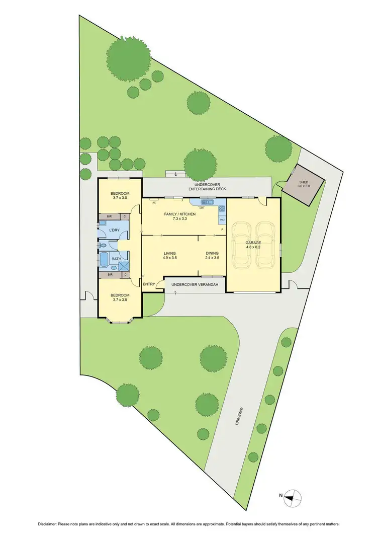 Floorplan of Homely house listing, 18 Allard Court, Keilor Downs VIC 3038
