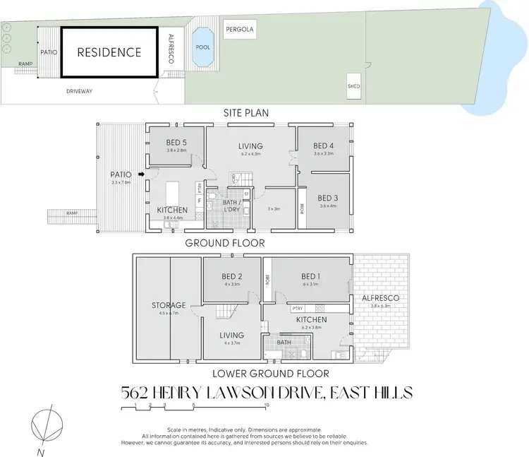 Floorplan of Homely house listing, 562 Henry Lawson Drive, East Hills NSW 2213