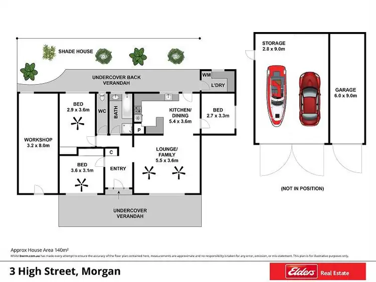 Floorplan of Homely house listing, 3 High Street, Morgan SA 5320