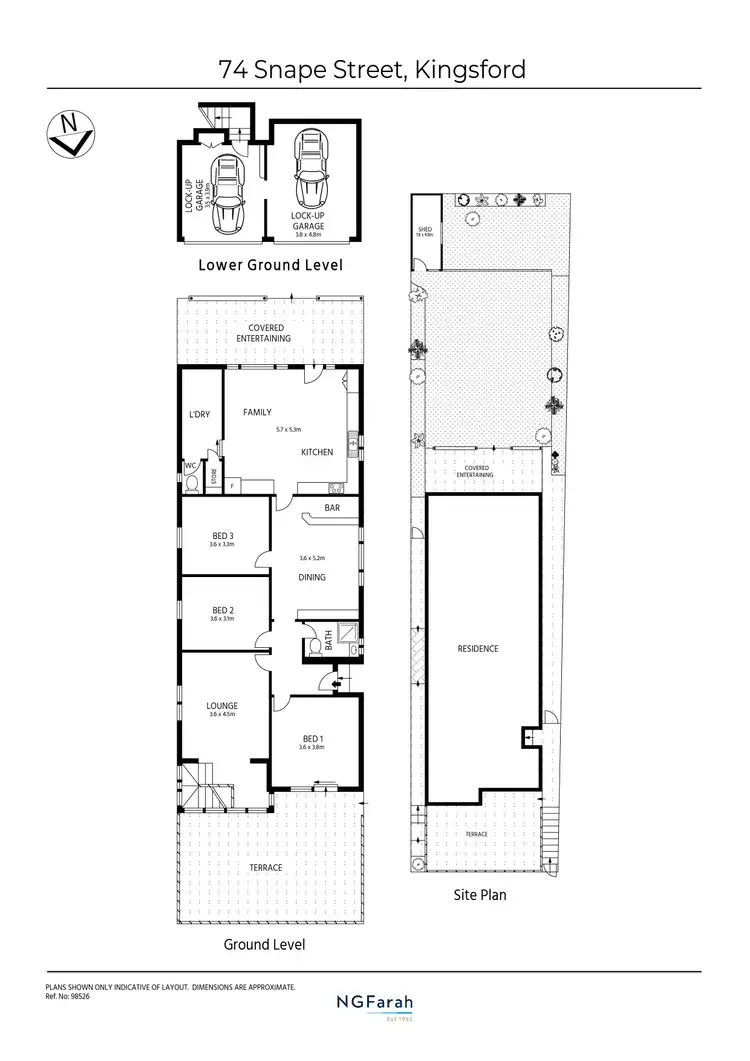 Floorplan of Homely house listing, 74 Snape Street, Kingsford NSW 2032