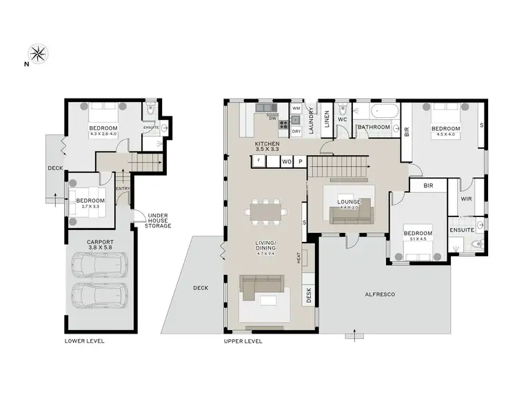 Floorplan of Homely house listing, 45 Riverside Drive, Riverside TAS 7250