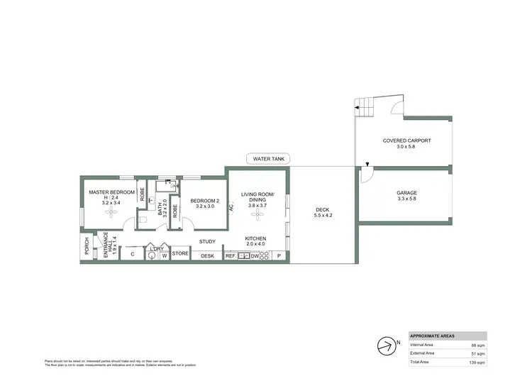 Floorplan of Homely semi-detached listing, 5/4 Maranoa Street, Coomera QLD 4209