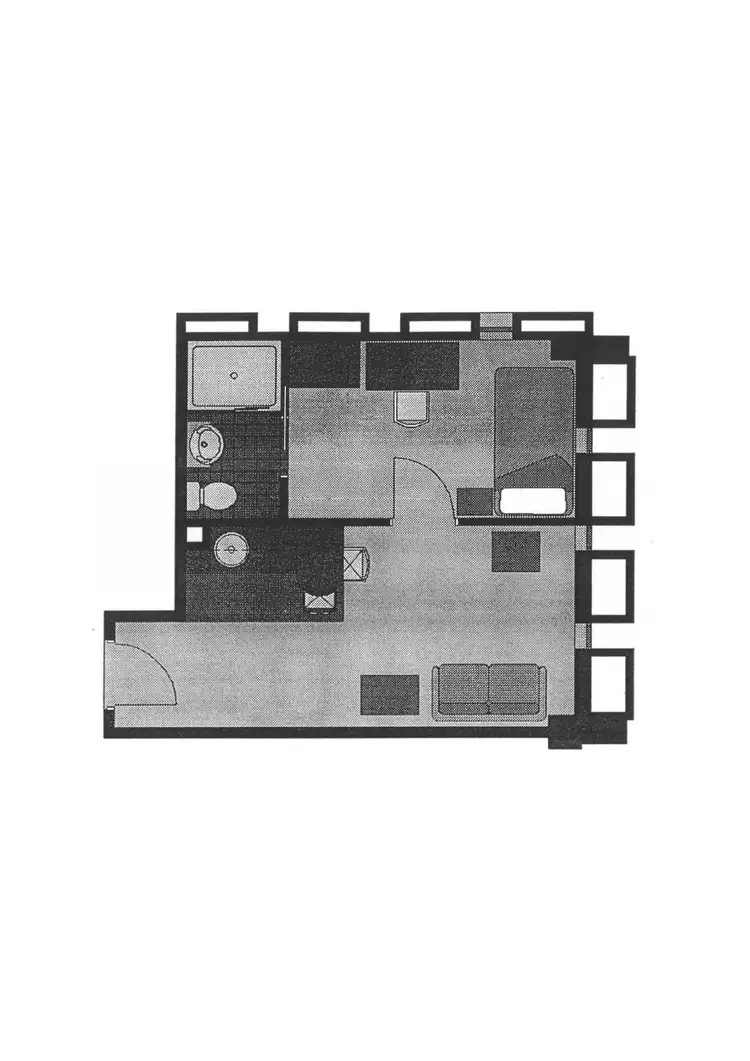 Floorplan of Homely apartment listing, 501/160 Rundle Mall, Adelaide SA 5000