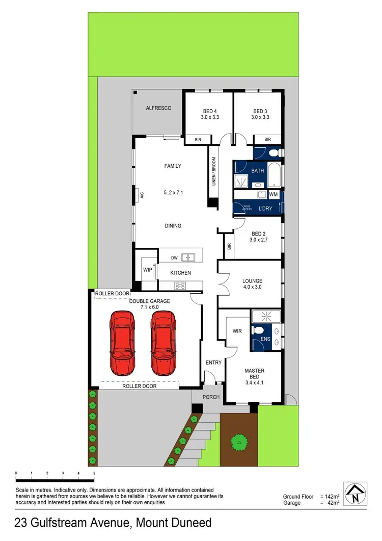 Floorplan of Homely house listing, 23 Gulfstream Avenue, Mount Duneed VIC 3217