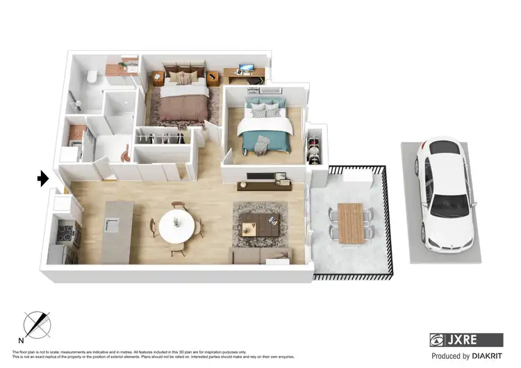 Floorplan of Homely apartment listing, 234/59 Autumn Terrace, Clayton South VIC 3169