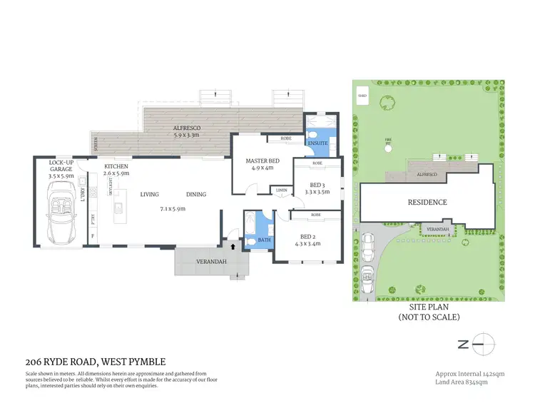 Floorplan of Homely house listing, 206 Ryde Road, West Pymble NSW 2073