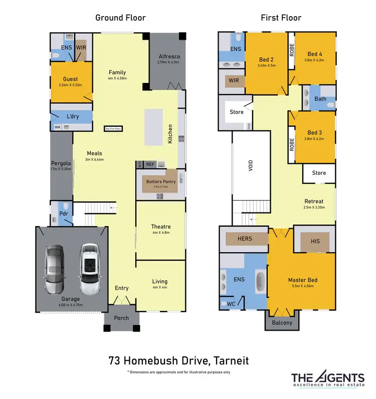Floorplan of Homely house listing, 73 Homebush Drive, Tarneit VIC 3029