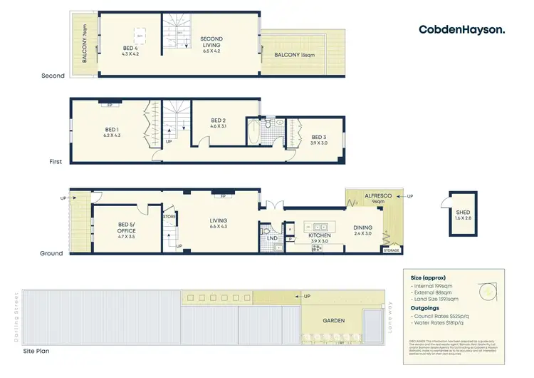 Floorplan of Homely house listing, 554 Darling Street, Rozelle NSW 2039