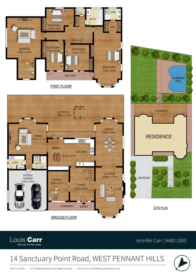 Floorplan of Homely house listing, 14 Sanctuary Point Road, West Pennant Hills NSW 2125