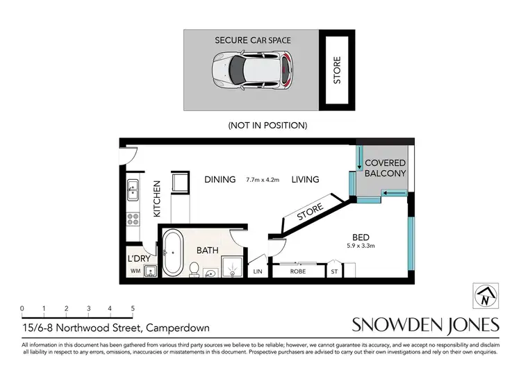 Floorplan of Homely apartment listing, 15/6-8 Northwood Street, Camperdown NSW 2050