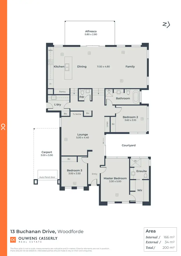 Floorplan of Homely house listing, 13 Buchanan Drive (adj Magill), Woodforde SA 5072