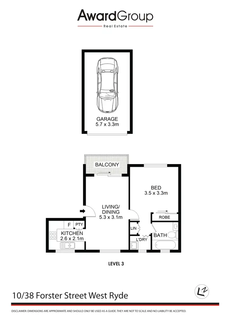 Floorplan of Homely unit listing, 10/38 Forster Street, West Ryde NSW 2114