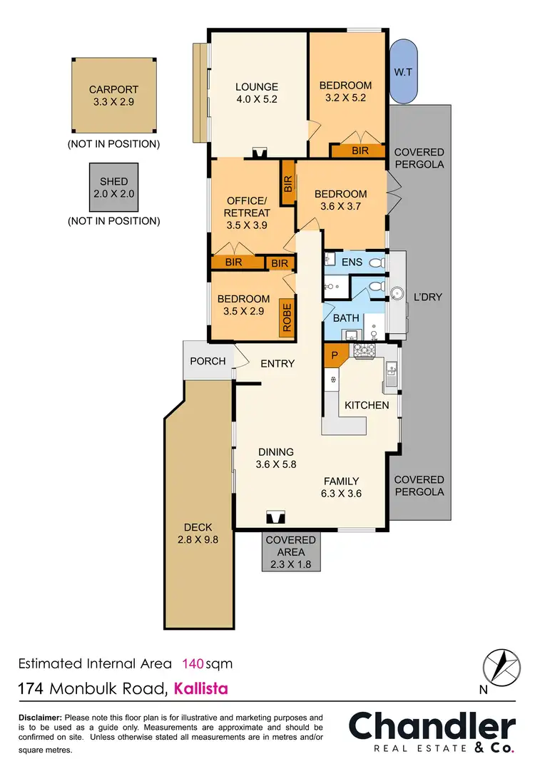 Floorplan of Homely house listing, 174 Monbulk Road, Kallista VIC 3791