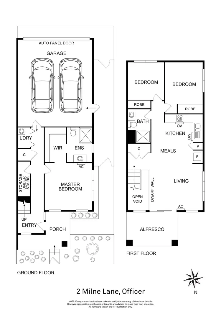 Floorplan of Homely house listing, 2 Milne Walk, Officer VIC 3809