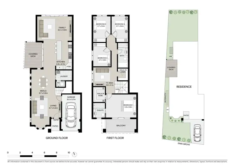 Floorplan of Homely semi-detached listing, 4 Sims Grove, Maroubra NSW 2035