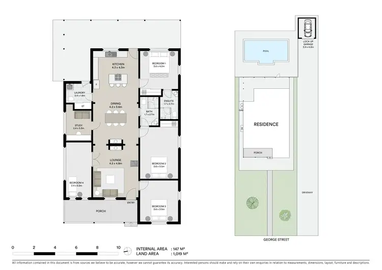 Floorplan of Homely house listing, 47 George Street, Mudgee NSW 2850