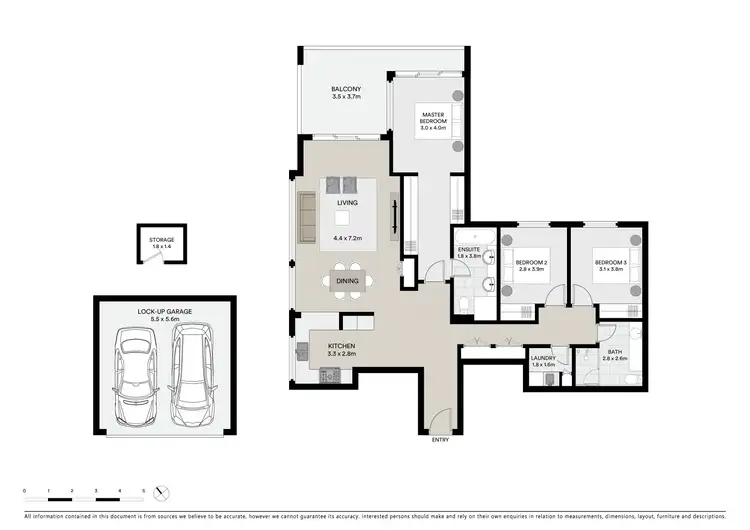 Floorplan of Homely apartment listing, 36/7-15 Milray Street, Lindfield NSW 2070