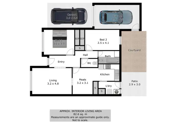 Floorplan of Homely unit listing, 5/10 Gitchell Street, Corowa NSW 2646