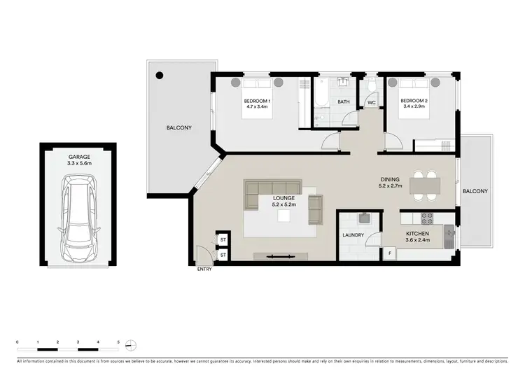 Floorplan of Homely unit listing, 4/9 Gannon Avenue, Dolls Point NSW 2219