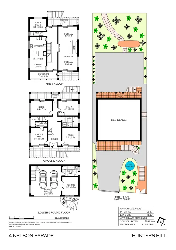Floorplan of Homely house listing, 4 Nelson Parade, Hunters Hill NSW 2110