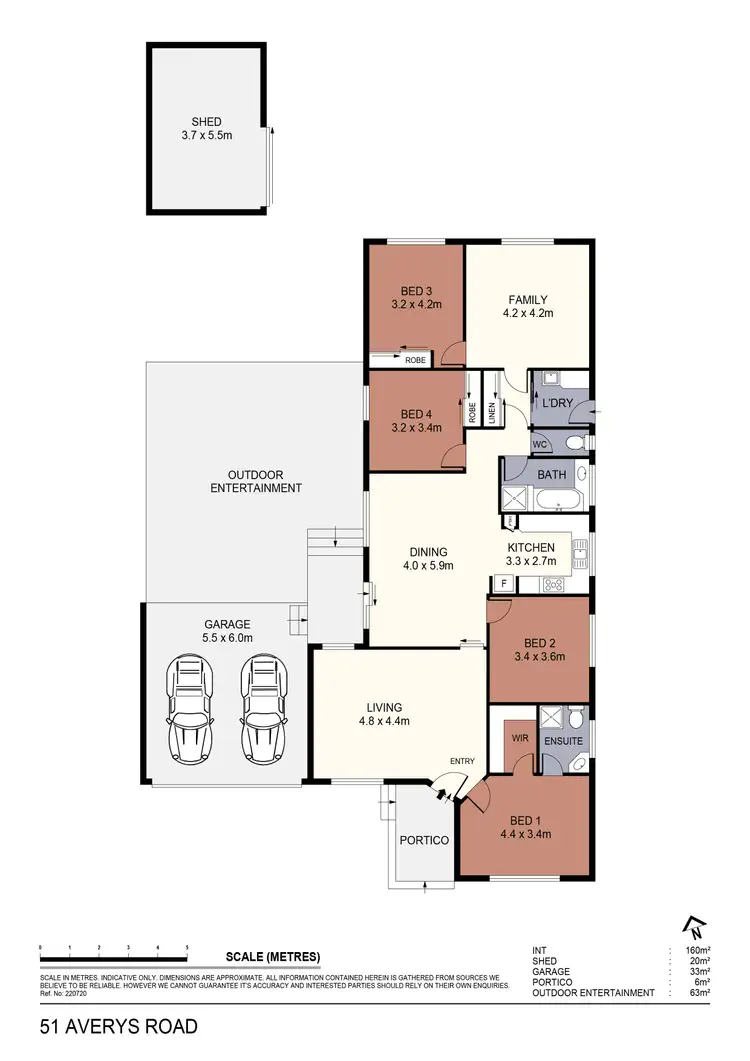 Floorplan of Homely house listing, 51 Averys Road, Jackass Flat VIC 3556