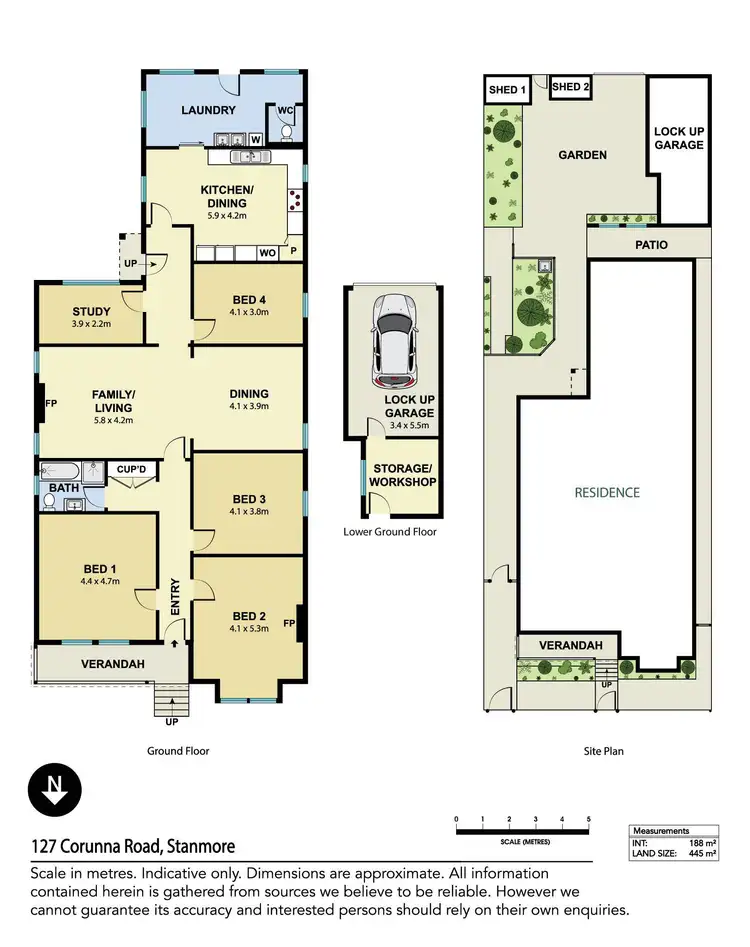 Floorplan of Homely house listing, 127 Corunna Road, Stanmore NSW 2048