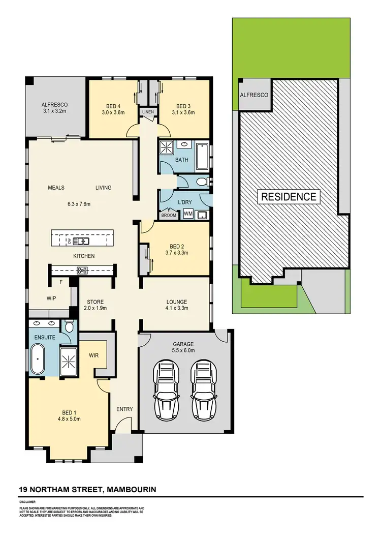 Floorplan of Homely house listing, 19 Northam Street, Mambourin VIC 3024