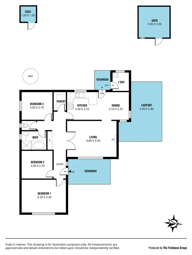 Floorplan of Homely house listing, 83 Collins Parade, Hackham SA 5163