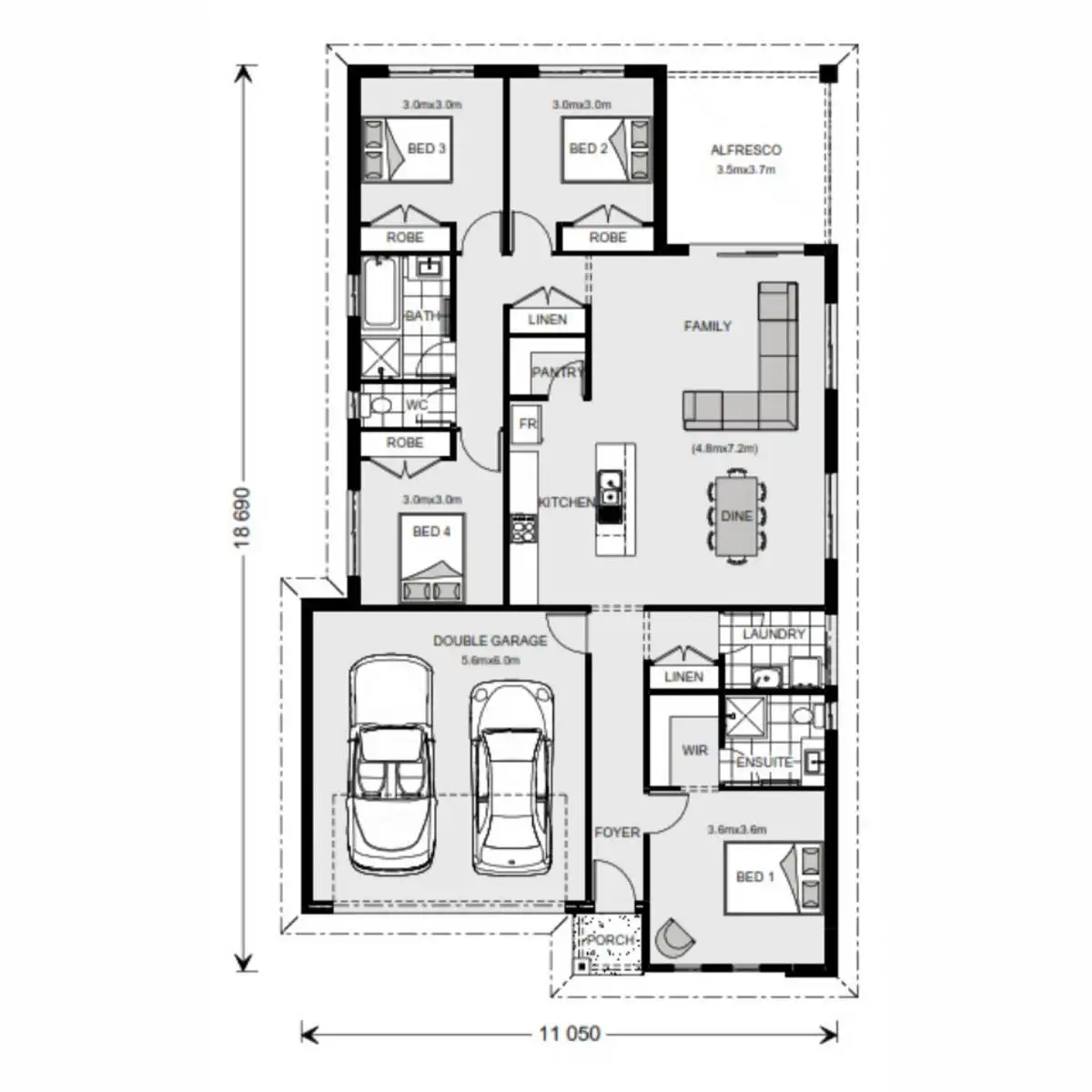 Floorplan of Homely land listing, LOT 27, 4 First Street, Holmview QLD 4207