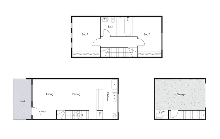 Floorplan of Homely townhouse listing, 26/15 Andersch Street, Casey ACT 2913