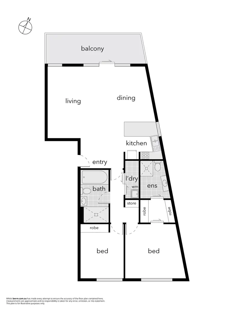 Floorplan of Homely apartment listing, 82/31 Thynne Street, Bruce ACT 2617