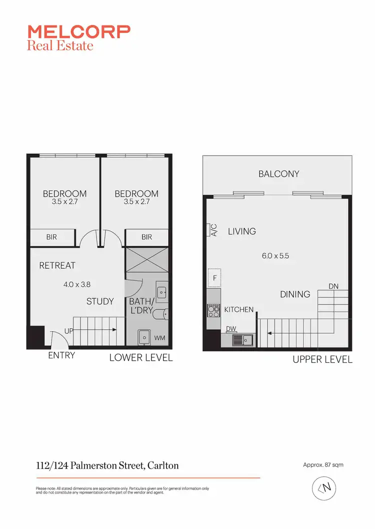 Floorplan of Homely apartment listing, 112/124 Palmerston Street, Carlton VIC 3053