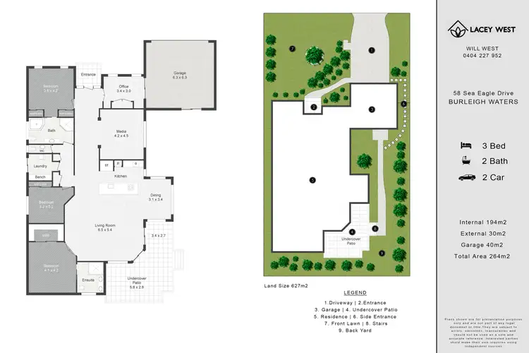 Floorplan of Homely house listing, 58 Sea Eagle Drive, Burleigh Waters QLD 4220