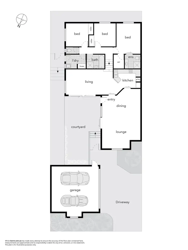 Floorplan of Homely house listing, 15 Lampard Circuit, Bruce ACT 2617