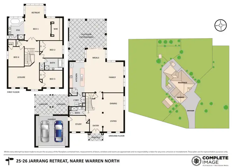 Floorplan of Homely house listing, 25-26 Jarrang Retreat, Narre Warren North VIC 3804