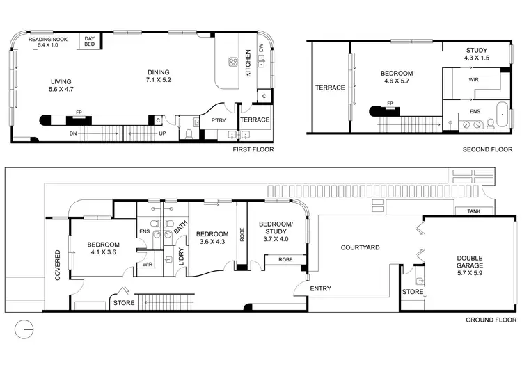 Floorplan of Homely house listing, 11 Hoffman Terrace, Williamstown VIC 3016