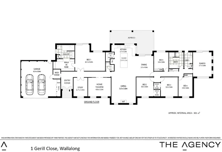 Floorplan of Homely house listing, 1 Gerill Close, Wallalong NSW 2320