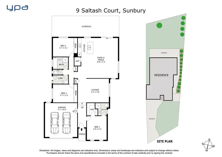 Floorplan of Homely house listing, 9 Saltash Court, Sunbury VIC 3429