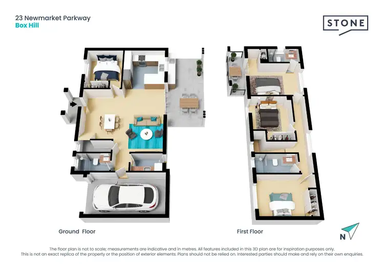 Floorplan of Homely house listing, 23 Newmarket Parkway, Box Hill NSW 2765