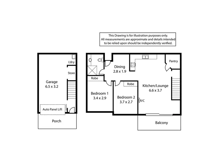 Floorplan of Homely townhouse listing, 9 Sauvignon Street, Andrews Farm SA 5114