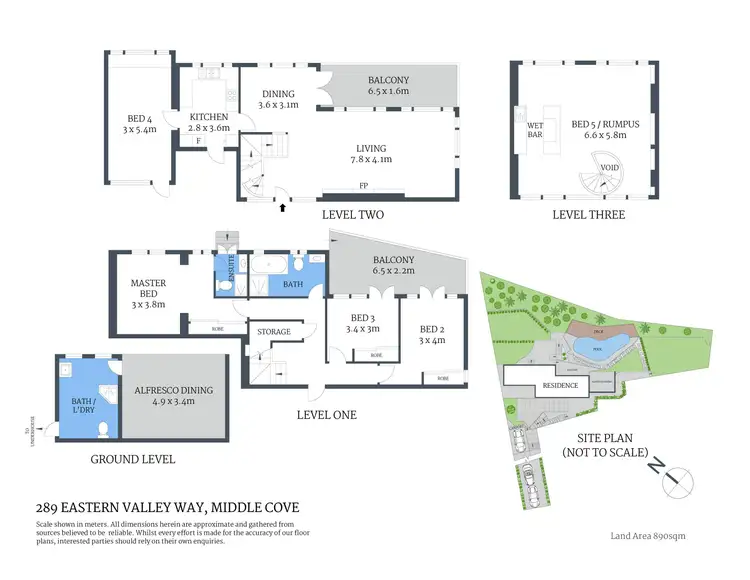 Floorplan of Homely house listing, 289 Eastern Valley Way, Middle Cove NSW 2068