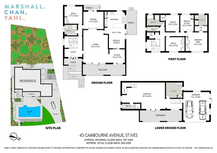 Floorplan of Homely house listing, 45 Cambourne Avenue, St Ives NSW 2075