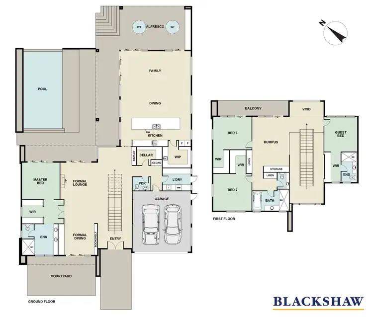 Floorplan of Homely house listing, 3 Blakely Row, Yarralumla ACT 2600